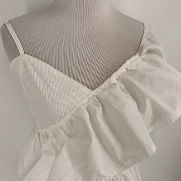 Romwe One Sider Ruffle Blouse Size Small / 4 - Picture 2 of 7